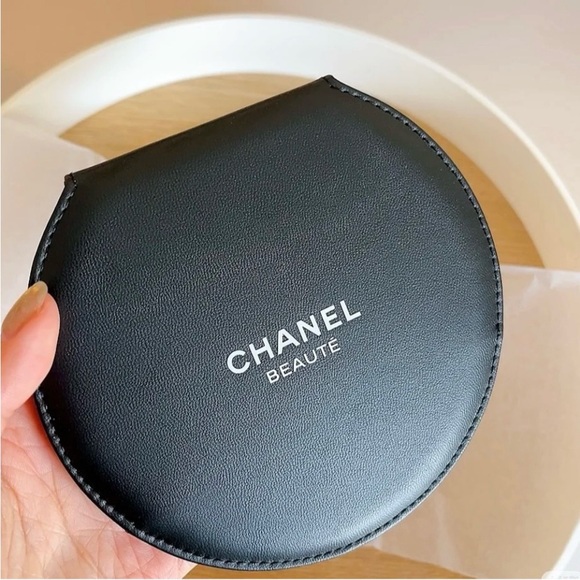 CHANEL Other - Chanel Black Round Mirror